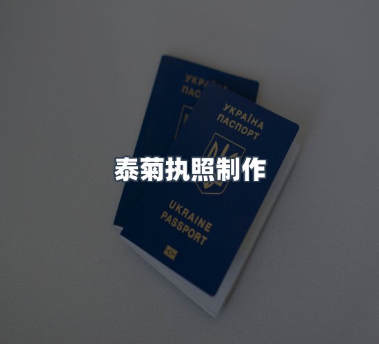 关于泰菊执照制作